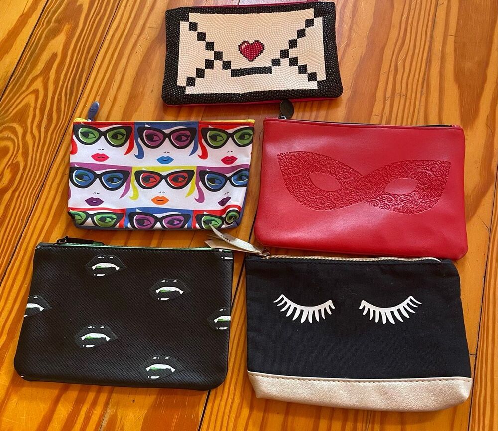Assorted IPSY Glam Bags and Cosmetic Pouches